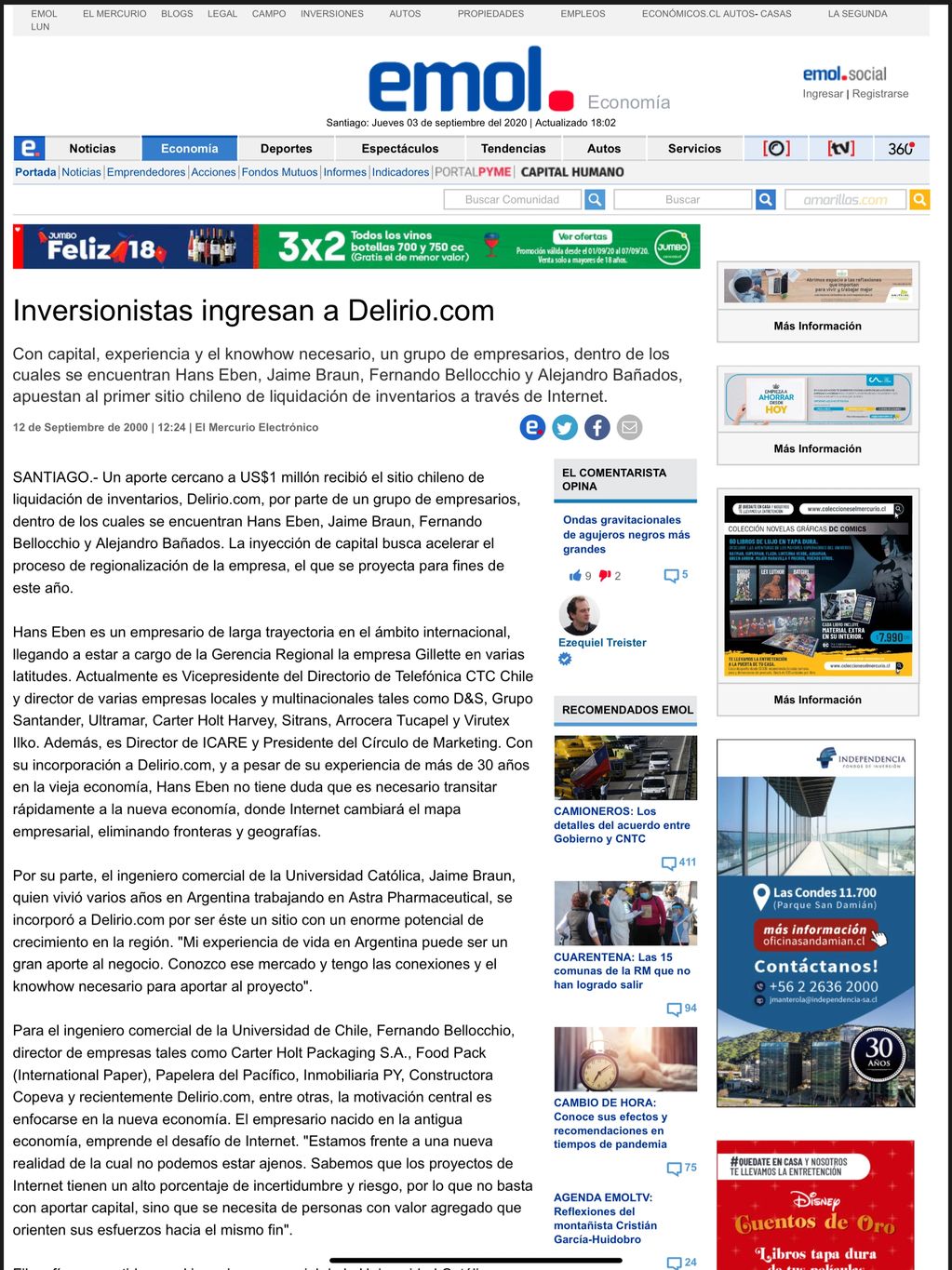 EMOL.COM , 12 de septiembre de 2000