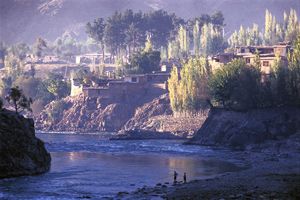 River scene in Afghanistan
