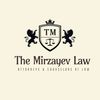 Elegant law firm logo featuring lions, scales of justice, and crown.