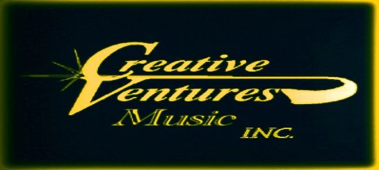 Creative Ventures Music logo black & yellow