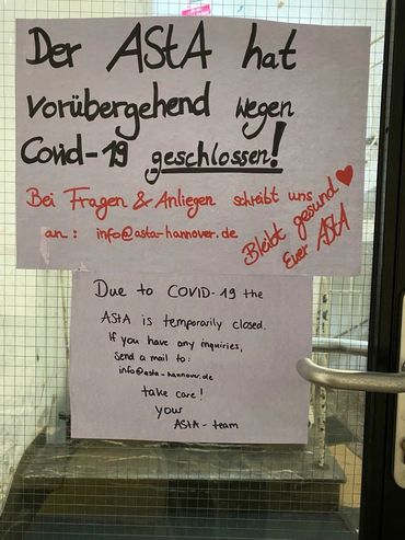 Hinweis des AStA