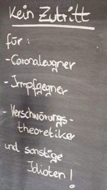 Hinweisschild "Kein Zutritt"