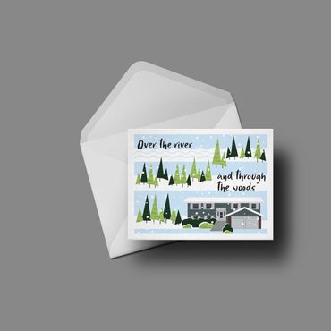 Over the river and through the woods to Grandmother's house, we go.