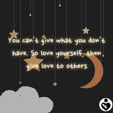 You need to prioritize loving yourself before you love others