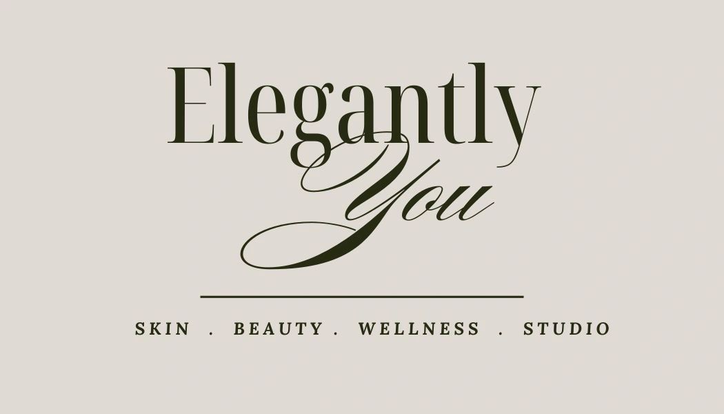 Logo for Elegantly You skin, beauty, and wellness studio.