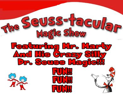 The Dr. Seuss Magic Show is the perfect answer in celebrating Dr. Seuss.  
