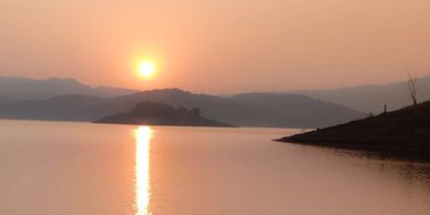 Backwater sunset point Dandeli