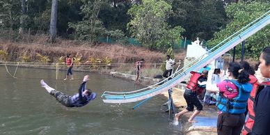 Water Slides at Kingfisher Dandeli Resort