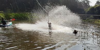 Dandeli Lake Zipline thrill activity