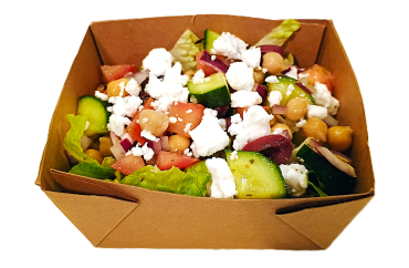 Chopped Mediterranean Salad with Vegan Feta Cheese
