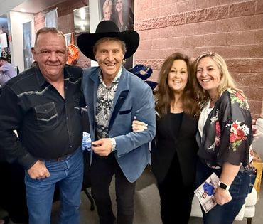 Reggie and Lady Love Smith....his head...my hat!