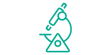 An outline of a microscope.