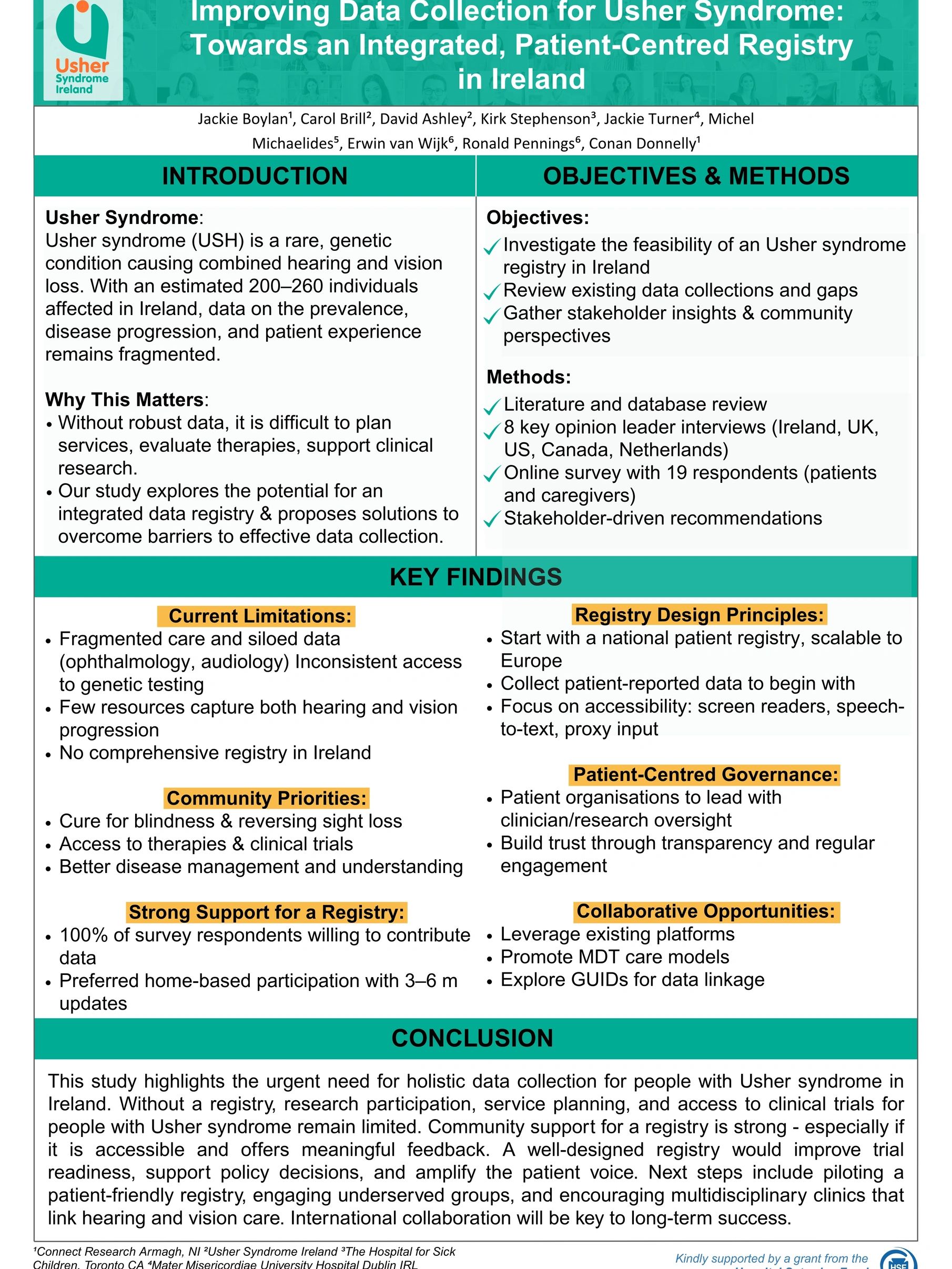 Poster for USH2025 Conference. Full description is provided below the image