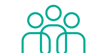Outline of three figures.