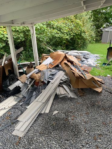 Construction debris removal