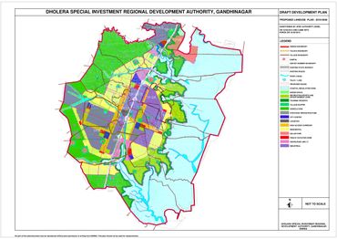 Dholera Special Investment Regional Development Authority draft land use plan for 2010-2040.