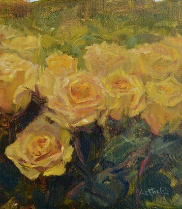 Golden Roses 7x8