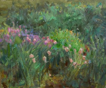 Morning in the Garden 8x10