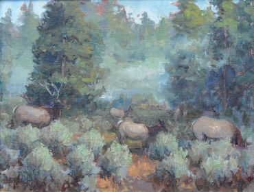 Smokey Morning 11x14 Sold