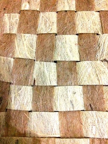 folha de juta cristal em entrelaçamento