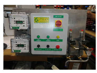 high pressure mist system zone controller with solenoid valves PLC for moisture content measurement