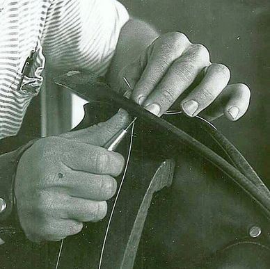 With five decades of passopnm fpr the craft,Wayne has a " maswter's degree" in  all thhings leather