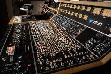 API 1608 analog console at Twelve 3 South Recording in Nashville, TN
