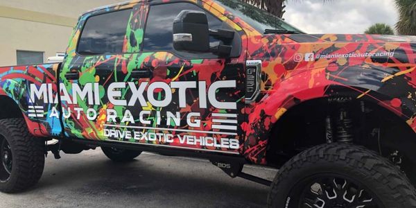 mobile billboard pickup truck Color Change Car Wraps Graphics Miami Fort Lauderdale