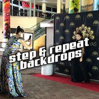Step & Repeat Backdrops Banner Stands Media Event PR Stadium Arena Red Carpet Miami Fort Lauderdale