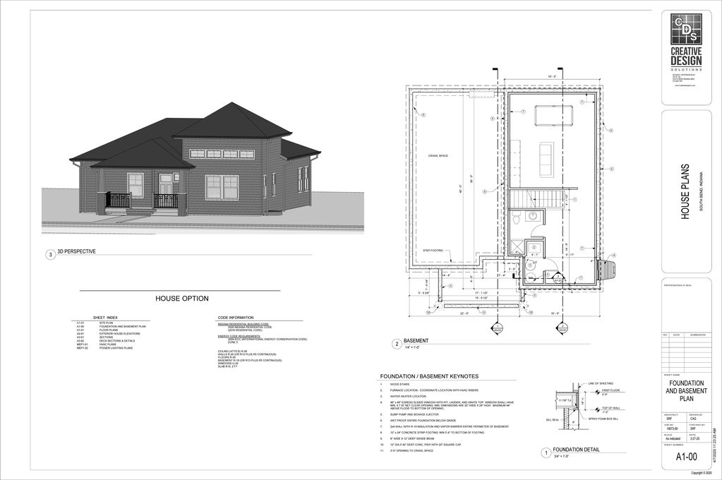Example of New Construction on Harrison Street, South Bend Indiana