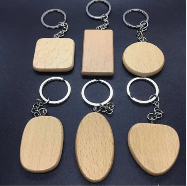 Wood keychains for engraving