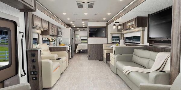 Class A Gas RV Interior