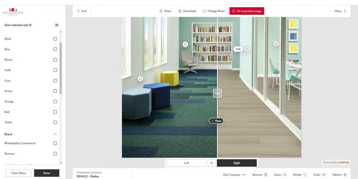 Shaw Roomvo Visualizer
