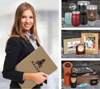Corporate gifts and items, cups, awards, portfolios