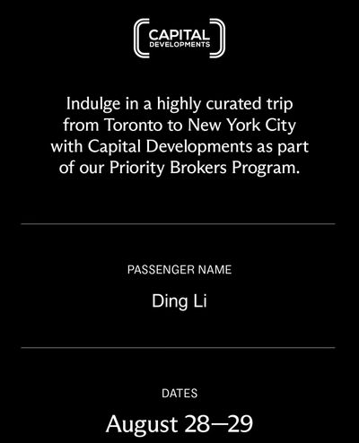 broker of record has been invited by capital development to priority brokers program