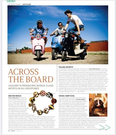 Avenue Magazine Feature. Memorial jewelry Canada. Get your own ashes keepsake. 