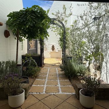 tidy ordered clean garden