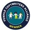 Female Copywriters Alliance logo - Rachel Allison-Burke is a member of this alliance