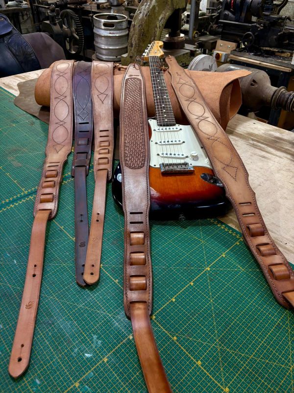 leather guitar strap