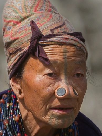 Apatani Woman, Ziro, Arunachal Pradesh