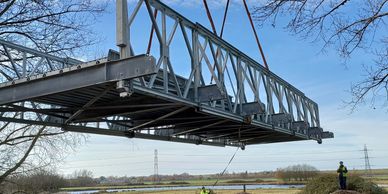 Nuovo Engineering - Temporary Bridge installation