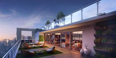 Sitting Area of Orbit Urban Park