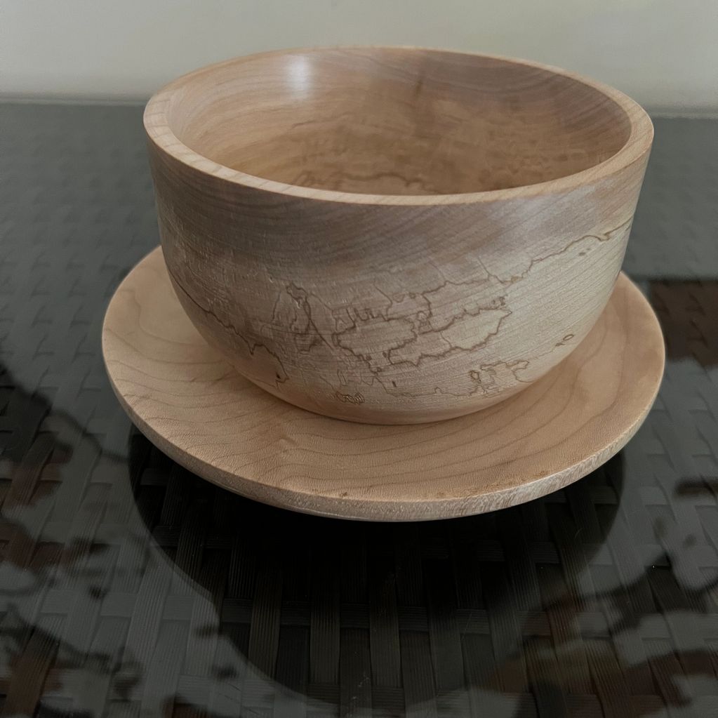 Wooden bowl & Plate