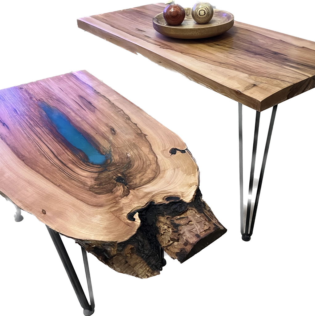 Handmade wooden table
Handmade wooden river table