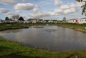 Fishing lake at Towervans in Mablethorpe.