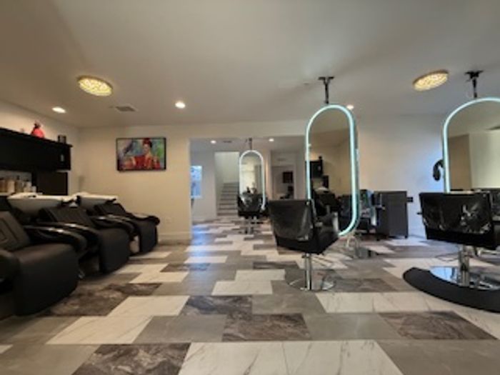 Modern hair salon in Davis with experienced stylists color services and walk ins welcome