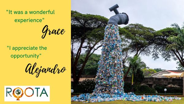Testimonials from Grace and Alejandro thanking ROOTA for their experiences