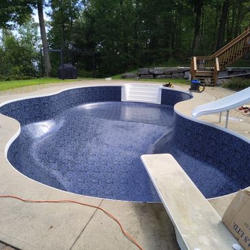 Swimming pool liner replacement