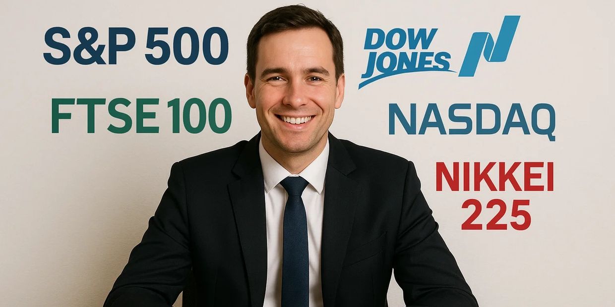 man speaking about Index markets