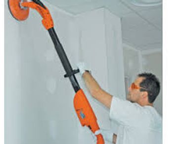 Plaster walls and ceilings sanded to a professional, smooth finish. Williamstown Newport Yarraville